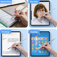 Stylos tactiles 3 en 1 pour écrans tactiles, stylet capacitif pour iPad, iPhone, tablettes Samsung Galaxy, tous les appareils à écran tactile universels