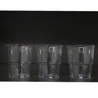 Gobelets en plastique transparent pour compagnies aériennes, best-seller, fabrication directe, bon prix, gobelets en plastique jetables pour bière de compagnie aérienne