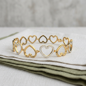 Pulsera de tenis de moissanita en forma de corazón de plata 925 con acabado amarillo, joyería fina, regalo de moda para mujer, cadena de muñeca - Product Image 5