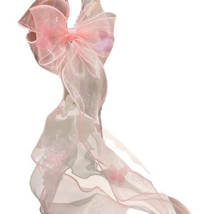 Diademas con lazo para niñas, pinzas para el cabello, pasadores con cinta larga, accesorios para el cabello con cinta trenzada estilo princesa para niñas pequeñas - Product Image 5