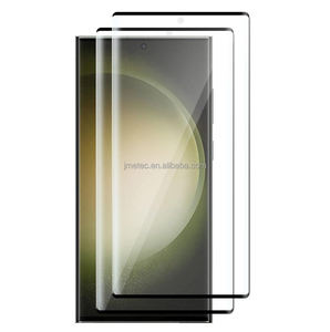 Nouveau protecteur de verre transparent d'empreintes digitales tout mobile en gros verre trempé incurvé dur pour <span class=keywords><strong>samsung</strong></span> S24 Plus S25 ultra - Product Image 1