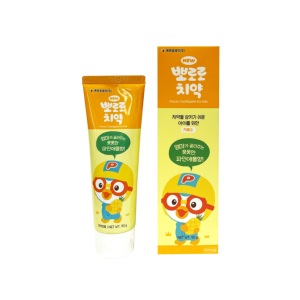 Pororo <b>Toothpaste</b> For Kids 90g Pineapple <b>Flavor</b> Fluoride Free Children Oral Care - Product Image 1