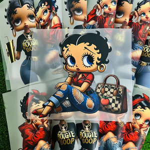 สติกเกอร์รีดร้อนคุณภาพสูงแบบกำหนดเอง พิมพ์ดิจิตอลด้วยเทคโนโลยี DTF พร้อมใช้งาน - Product Image 2