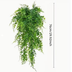 Plantes artificielles Junming Sheng, 45 mailles, décoration murale suspendue, végétation artificielle, série de lianes en plastique, série rotin - Product Image 5