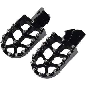 Repose-pieds de moto en aluminium CNC pour Hond* CRF250/450R avec ajustement universel et accessoires (NOIR) - Product Image 1