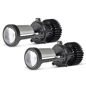 New y6d Y8 y7d H4 ống kính xe máy xe máy phổ Led Đèn Pha Bi-xenon chiếu đèn chùm cao và thấp 12-24V - Product Image 5