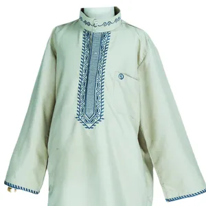2022 Boys Kids Men Arab Kaftan Saudi Thobe Thoub Abaya Robe traditional muslim clothing Dishdasha Islamic