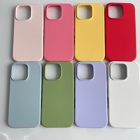 Coque complète magnétique en silicone liquide anti-chute de qualité supérieure pour iPhone 15 compatible avec le logo personnalisable de l'iPhone 16