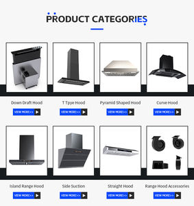 Campana Extractora de Cocina con Borde Curvo <span class=keywords><strong>en</strong></span> Forma de T, Autolimpiante, Campana de Cocina Única <span class=keywords><strong>en</strong></span> Forma de T con Esquinas Redondeadas Modernas, Nuevo Diseño - Product Image 6