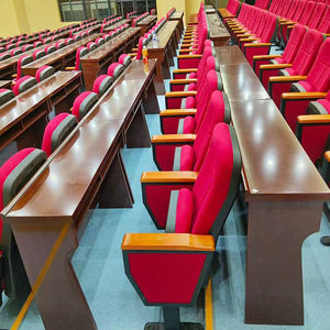 Chaises en tissu empilables de conception moderne, personnalisables, pour théâtre, hôtel, école, église - Product Image 2