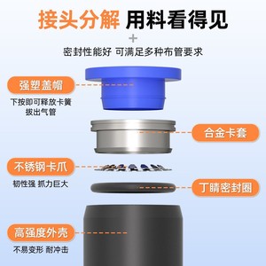 Qingze Pu Tubing <b>Connector</b> <b>Quick</b> Plug Plastic Straight Through 4 6 8 10 12 13 Mm Pneumatic Parts - Product Image 3