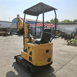 Mini-excavatrice sur chenilles fiable de 1,2T avec cage de sécurité ROPS FOPS et auvent pour la protection du conducteur – Matériel de construction - Product Image 5