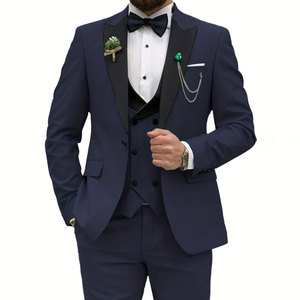 Nouvelle Collection 2026 – Costumes de <span class=keywords><strong>Mariage</strong></span> <span class=keywords><strong>Homme</strong></span> <span class=keywords><strong>Grande</strong></span> <span class=keywords><strong>Taille</strong></span> 3 Pièces Coupe Slim Respirants en Velours Côtelé à Boutonnage Simple - Product Image 2