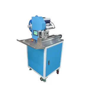Electrical Wire Cable Labeling Machine Plastic Sticker Labels Machine Stand-up Pouch Packaging Type Folding and Labeling