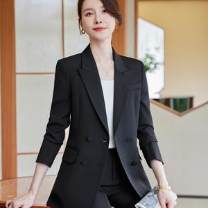 Nuevo Conjunto <span class=keywords><strong>de</strong></span> Pantalones <span class=keywords><strong>de</strong></span> Traje Formal para <span class=keywords><strong>Mujer</strong></span>, Conjunto <span class=keywords><strong>de</strong></span> 2 Piezas, Elegante Traje <span class=keywords><strong>de</strong></span> Diseñador con Doble Botonadura - Product Image 4