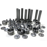 Kits de vannes à aiguille pour canaux chauds, composants d'actionneur de vanne pour moules multi-cavités, pneumatique hydraulique 4-10 bars, OEM