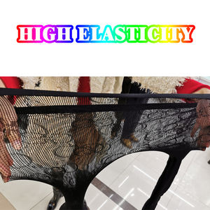 Collants résille personnalisés avec logo <span class=keywords><strong>de</strong></span> marque G <span class=keywords><strong>ou</strong></span> F, imprimé lettres, collants noirs populaires, collants design, collants résille - Product Image 3