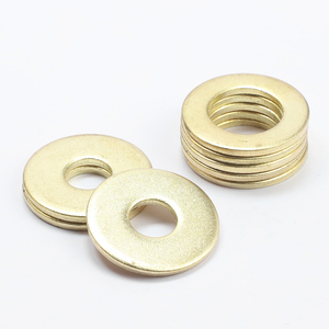 Junta Plana de Acero Inoxidable 304 Chapada en Oro de Alta Calidad M1.6 M1.7 M2 M2.5 M3 M3.5 M4 M5 M6 M7 M10-M36 GB97 - Product Image 1