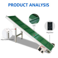 Système de convoyage automatique Machines à bande trémie inylon flexible pcb pvc caoutchouc emballage alimentaire en poudre et granulés