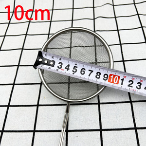 Passoire à huile en acier inoxydable avec long manche, filtre de cuisine pour la cuisson, le drainage de l'huile de soja, ensemble de 3 tailles - Product Image 3