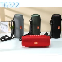 Barre de Son d'Extérieur BT TG322 Enceinte Portable Étanche sans Fil Subwoofer Bluetooth Sports Haut-Parleurs à Carte TF pour Flip 5 6 7