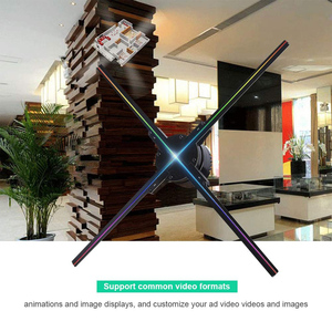 <span class=keywords><strong>Projecteur</strong></span> publicitaire <span class=keywords><strong>holographique</strong></span> 3D 65cm 4 pales LED ventilateur <span class=keywords><strong>holographique</strong></span> grand <span class=keywords><strong>meilleur</strong></span> pour les centres commerciaux d'exposition vacances - Product Image 2