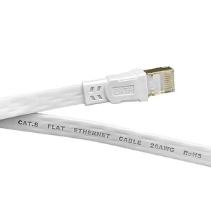 ดี-ซันตี้ พรีเมี่ยม แคท 8 สายอีเธอร์เน็ตแบบแบน 2000MHz ความเร็วสูง RJ45 สาย LAN แบบมีแจ็คเก็ต PVC สำหรับ PS5 เอกซ์บอกซ์ พีซี เกมมิ่ง - Product Image 1