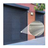 Nouveau design grilles en aluminium automatiques porte roulante gril de sécurité électronique volet roulant porte obturateur de sécurité