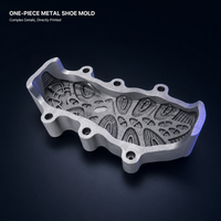 Service d'impression 3D SLM/DMLS en métal aluminium AlSi10Mg, finition de surface Ra0.8-3.2 µm pour moules légers de semelles de chaussures
