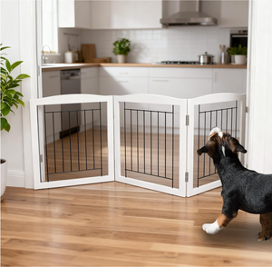 ฉากกั้นสัตว์เลี้ยงไม้คุณภาพสูง ฉากกั้นห้องสัตว์เลี้ยงไม้คุณภาพดี ฉากกั้นห้องสัตว์เลี้ยงที่กำลังเป็นที่นิยม - Product Image 2