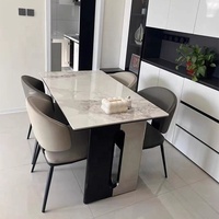 Modernes Luxus-Küchen-Esszimmer-Set mit 4 Stühlen