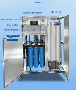 0.5T RO Water Purifier Water Treatment Plant Reverse Osmosis Underground Salt Water Treatment Equipment