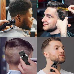 Cortadora de Pelo Profesional para Peluqueros con Motor Silencioso, Pantalla LED, Larga Duración, Uso Inalámbrico y con Cable, para Barbería - Product Image 3