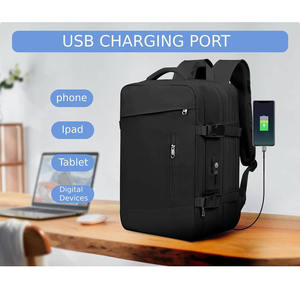 Custom Large Capacity <b>Multifunction</b> Nylon Smart Laptop Backpack Anti Theft Shoe Compartment Usb <b>Charger</b> Polyester Backpack - Product Image 2