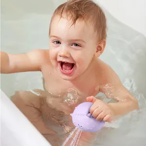 Bpa Free Dinosaur Bathing Baby Shower Bubble Toys Kids Children Silicone Baby Bath Toys For Toddlers