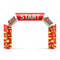 Arche gonflable publicitaire pour événements extérieurs 3m 5m – Portique gonflable pour fêtes, événements sportifs, promotion, mariages – Arche gonflable étoile