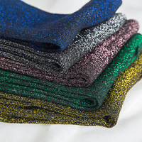 Chaussettes Slouch pour Femmes en Couleur Unie Brillante, Matériel Soie Doré Argenté, Chaussettes Personnalisées à Paillettes