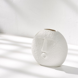 ZHUODI C34 Maceta de Cerámica Blanca de Estilo Moderno con Diseño Navideño, Ecológica, Duradera, Ligera, con Orificio de Drenaje y <span class=keywords><strong>Autorriego</strong></span> - Product Image 5