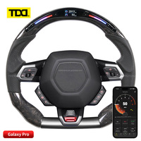 Volant en carbone TDD LED pour Lamborghini Huracan Gallardo URUS, volant personnalisé