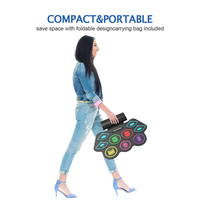 Offre d'usine le tambour coloré de petite taille pour les instruments de percussion de batterie électronique d'enfants pour la caisse claire