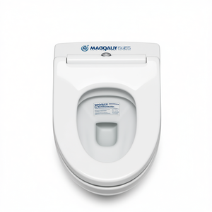 Asiento de Inodoro Termoestable Globo Grace Form 6, Blanco, 50 cm de Largo, 40 cm de Ancho, 8 cm de Alto - Product Image 3