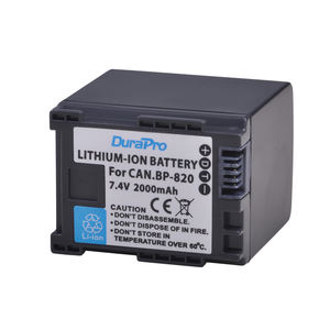 Batterie BP-820 BP820 2000mAh pour appareil photo Canon GX10, HFG20, HFG21, HFG30, HFG40, HFM30, HFM300, HFS200, <span class=keywords><strong>XA10</strong></span>, XA11, XA15, XA20 - Product Image 1