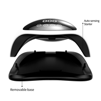 Séchoir à ongles LED UV de qualité professionnelle 180W-Lumière à polymériser rapide. 60 perles, capteur automatique, idéal pour le vernis à gel DIY dans Nail Art