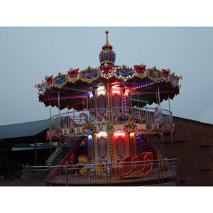 Manège à deux étages de 36 places - Manège de parc d'attractions commercial à grande capacité et à éclairage LED sécurisé - Product Image 2