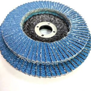 Disque à lamelles en zircone bleue, dureté moyenne, meulage plus rapide, durée <span class=keywords><strong>de</strong></span> vie plus longue, disques à lamelles standard A/O - Product Image 3