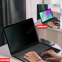 Écran de confidentialité pour ordinateur portable 14 pouces compatible avec HP/Dell/Acer/Samsung/Asus/Lenovo protecteur de filtre de lumière bleue mat PET amovible