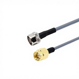Cabo Coaxial Wayiii HA500 N Macho SMA Macho 26.5GHz 50 Ohms com Condutor de Cobre Revestido de Prata e Blindagem Espiral Resistente às Intempéries - Product Image 1