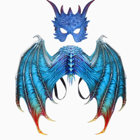 Ailes de dragon pour déguisement de fée, décoration de cosplay, fête, spectacle de samba, défilé de Noël, bar, carnaval, maquillage, grandes tailles adulte et enfant