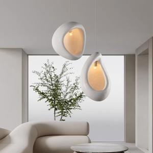 Lustre de restaurant minimaliste nordique, luminaire de chambre à coucher de style japonais pour maison d'hôtes, créatif, 3000K CCT moyen - Product Image 5
