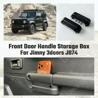 Boîte de rangement pour poignée de porte avant MKD Offroad pour Suzuki Jimny JB74 JC74 2019-2024, organisateur d'intérieur